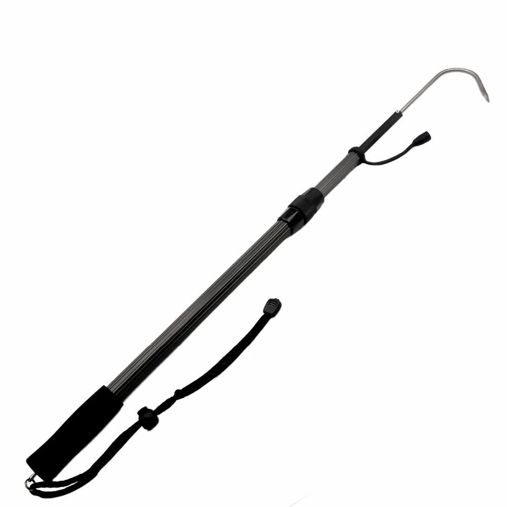 120CM fishing Spear Hook Telescopic Sea Fishing Gaff Stainless With