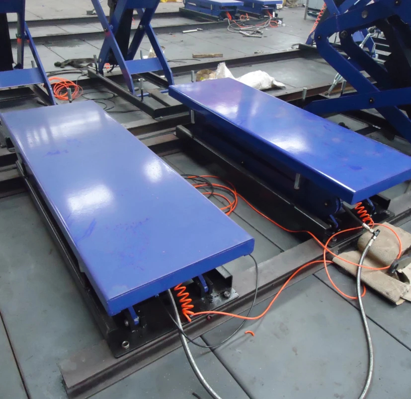 Ножничный подъемник скрытый тип автомобильный 3 5 тонн размер платформы 560*1800 мм