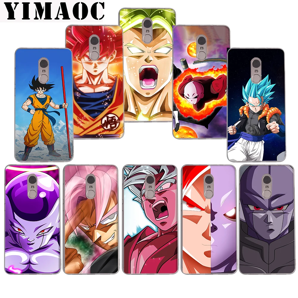 

YIMAOC 153z Dragon Ball Super Soft Case for Xiaomi Mi a1 a2 f1 6 8 lite se mix 2s Redmi 5 6 6a S2 Plus 5A Note 5 6 Pro 4 X