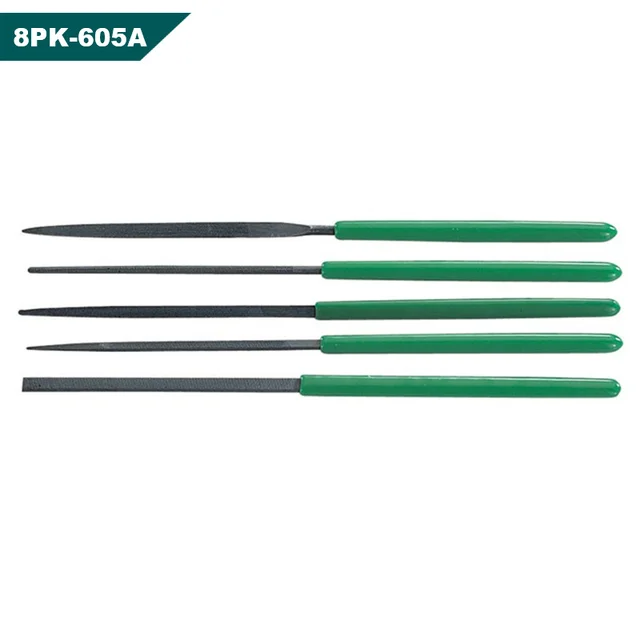 Pro’skit 8PK-605A 8PK-605L 5pcs Needle File Set Precision Rasp group upscale For Metal Glass Stone Jewelry Wood Carving Craft