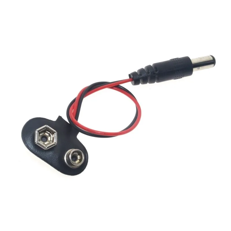 

free shipping 90 DC 9V Battery button power plug for Arduino Mega 2560 1280 UNO R3 132