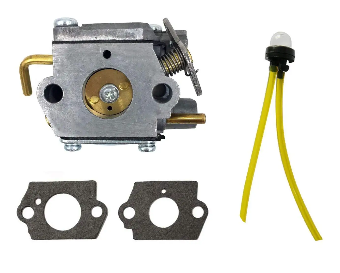 Carburetor with Gasket Primer Bulb Fuel Line for Walbro WT 149 WT 149 1