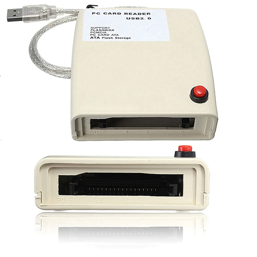 

USB 2.0 to 68 Pin ATA PCMCIA Flash Disk Memory Card Reader Adapter Converter JLRJ88