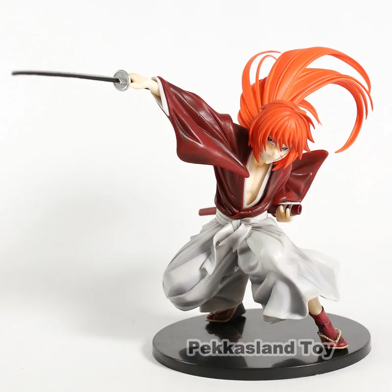 Rurouni Kenshin Meiji Swordsman романтическая история Himura ПВХ фигурка Коллекционная модель