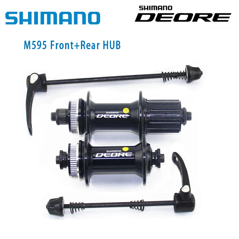 

SHIMANO Hub 32H Center Lock 9mm Hub&QuickRelease Bike Hub Set SHIMANO DEORE M595 FH BH M595 HUB