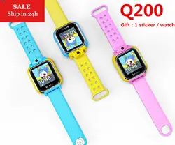 Q200 3g карты смарт часы для маленьких детей gps с трекера Smartwatch для IOS и Android traker Смарт часы для детей