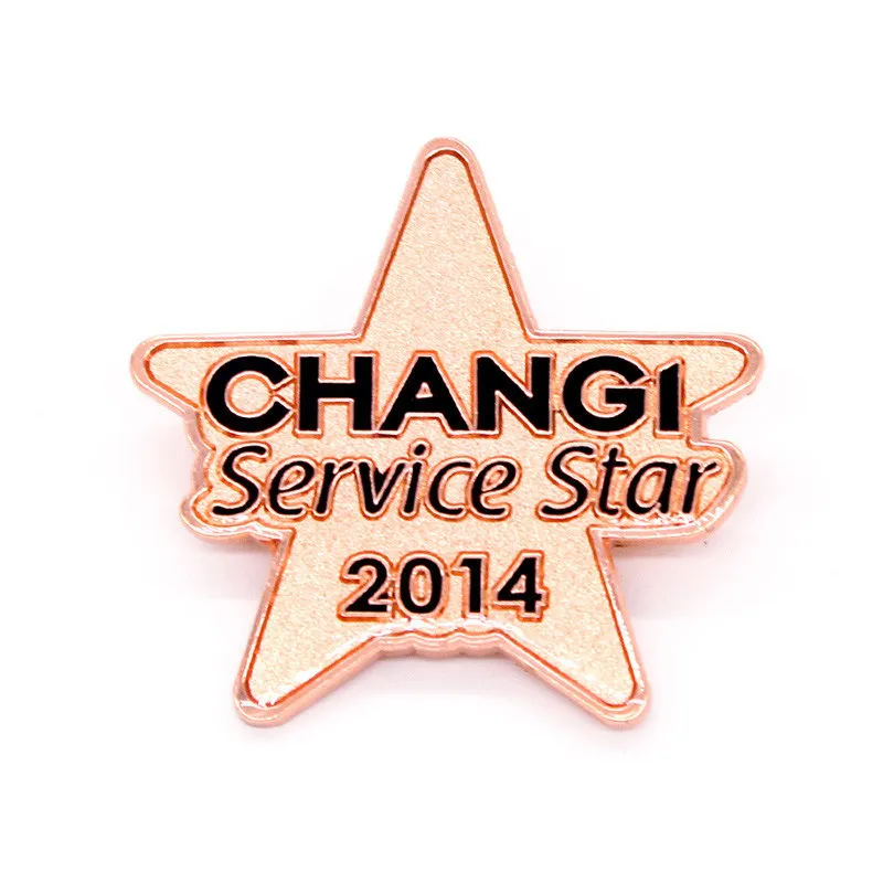 

Manufacturers Painted Badge Low Price custom metal Star hard enamel color Badge