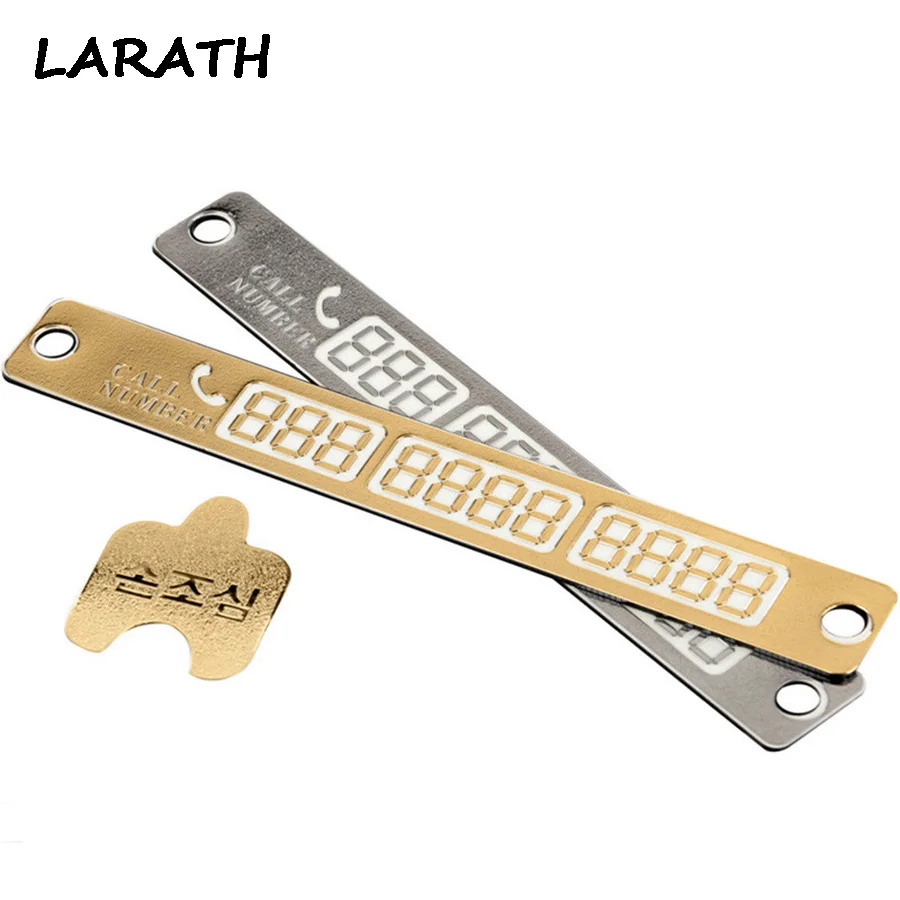 

Car Styling Parking Notification Phone Number Card Luminous Temporary Telephone Number Parking Plate Car-Styling Accessories