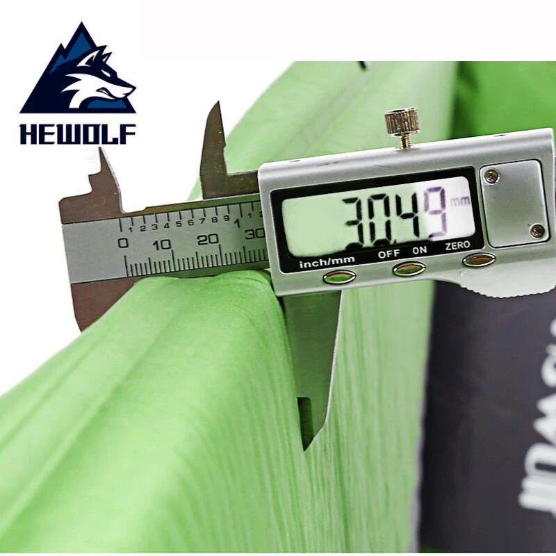 HEWOLF Thick 3CM Self-Inflating Camping Airbed Sleeping Pad Outdoor Mat Splicing Moistureproof Automatic Inflatable Air Mattress