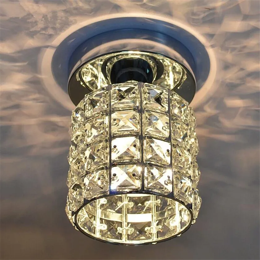 Светодиодные потолочные светильники Luminaria teto с золотым кристаллом потолочная