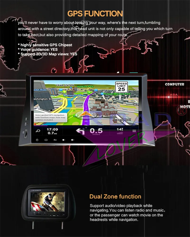 Perfect Roadlover Android 8.1 Car Autoadio Player For Honda Accord 2007-2013 Stereo GPS Navigation Magnitol 2Din Multimedia Video NO DVD 14