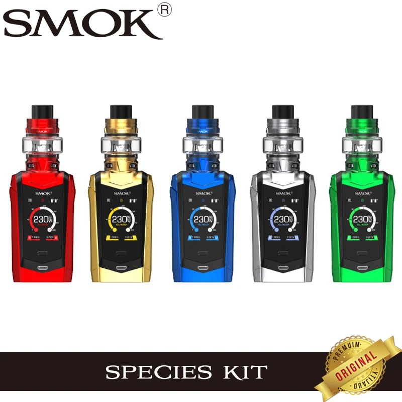 Оригинальный набор SMOK specias Kit 230W бокс-мод вейп с баком TFV8 Baby V2 5 мл электронная
