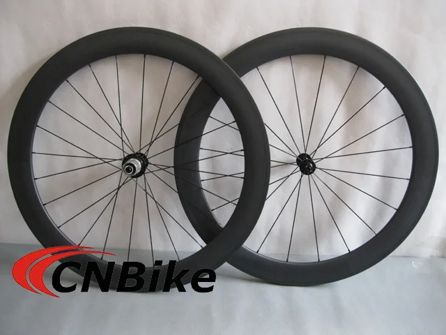 2014 Ultralight Carbon wheels carbon 60mm tubular with Poweway Alloy super light hub Only 1360g | Спорт и развлечения