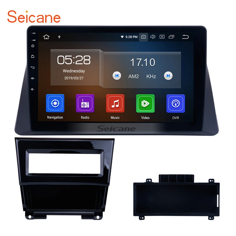  Seicane Android 9.0 10.1 inch HD Touchscreen GPS Auto Radio For 2008-2013 Honda Accord 8 Car Stereo
