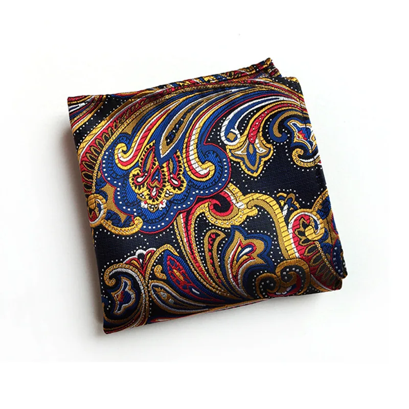 Новые 23 цвета тканые носовые платки Paisly кешью орехи Hanky мужские деловые