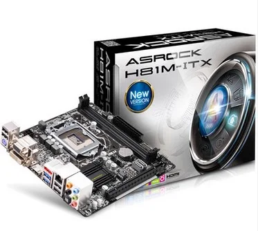 

original motherboard for ASRock H81M-ITX LGA 1150 DDR3 boards 16GB USB2.0 USB3.0 H81 Mini-ITX Desktop Motherboard Free shipping