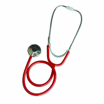 

Plane Single-Head Stethoscope Heart Rate Acoustic Echoscope Nurse Red