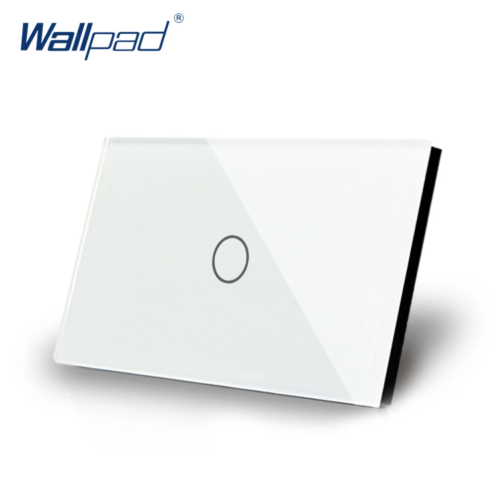 Dimmer Wallpad US/AU Standard Touch Switch AC 110~250V White Wall Light 500W Dimmerable Incandescent LED | Обустройство дома