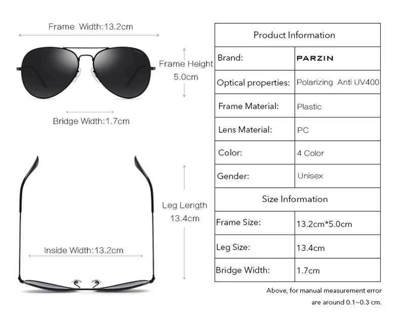 Детские пилотные поляризованные очки PARZIN, детские высококачественные настоящие анти-UV400 очки для солнцезащитных очков CoolBaby Pilot 9679