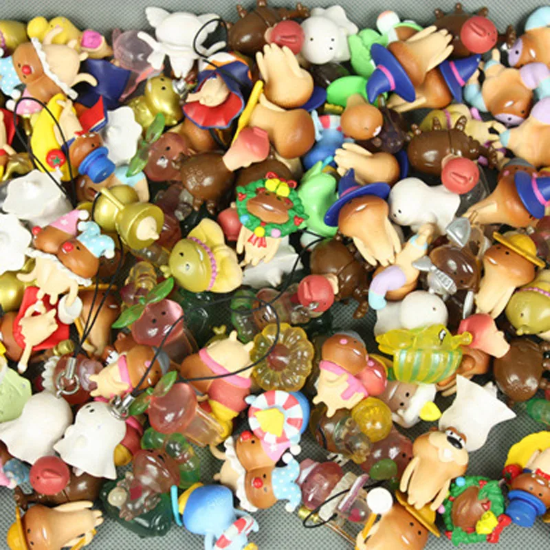 

50pcs/lot Japan Anime Mushroom Funghi garden Funghigarden Capsule Food Play figure model doll toy collectible gift for kids