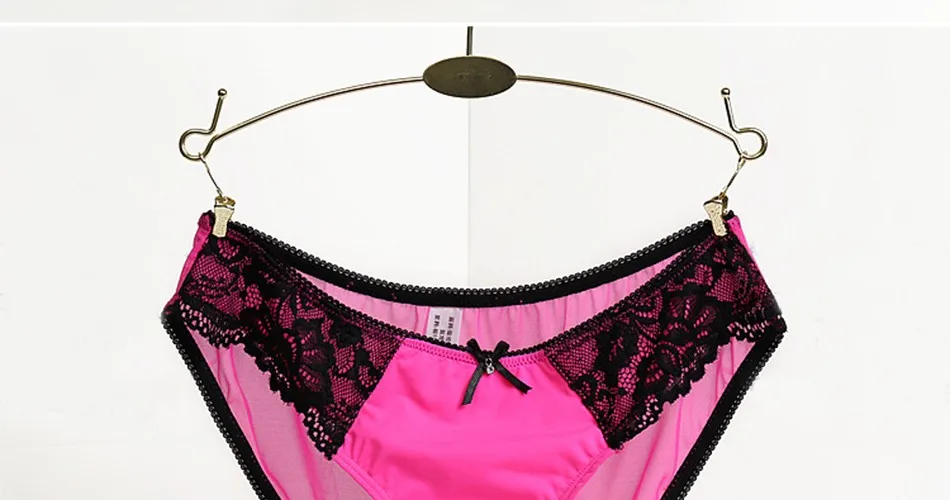 Women Sexy Lace Panties Seamless Cotton Breathable Underwear Hollow Briefs Plus Size Girl New Panty 10