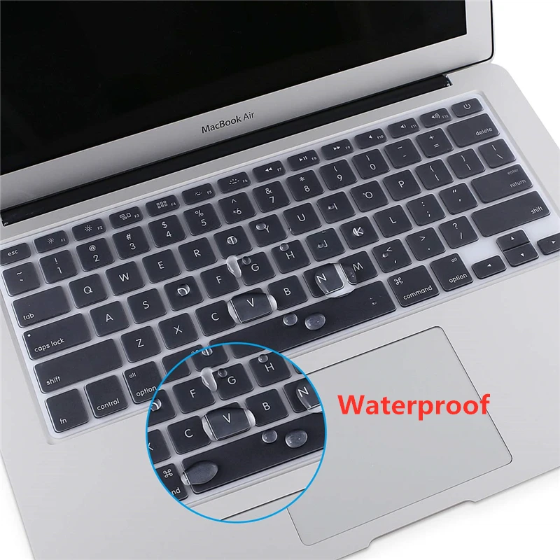 MOSISO водонепроницаемый силиконовый защитный чехол для клавиатуры Macbook Air Pro с retina 11 12 13 15 Touch Bar