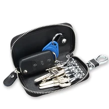 Натуральная кожа для мужчин и женщин, держатель для ключей, кошелек, унисекс, кошельки для ключей, чехол для ключей, органайзер, сумка, держатель для карт, многофункциональный MWS211