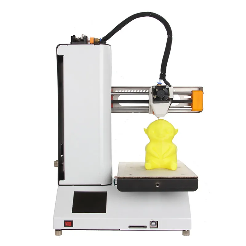 Mini 3D Printer Fully Assembled High precision Auto Leveling 3d printer with Color screen 1 Roll filament 4G SD card for free