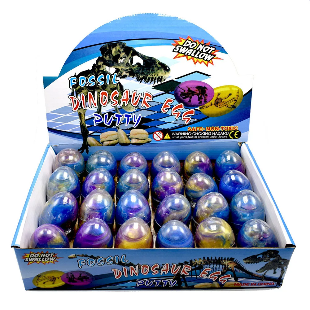

1PCS Egg and Crystal Ball Mud Colorful Soft Slime Scented Fun Stress Relief Sludge Unbreakable Toys