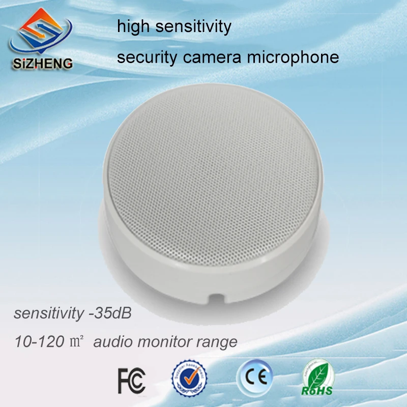 

SIZHENG COTT-S30 HD low noise digital CCTV audio microphone sound monitor pickup mic for security system