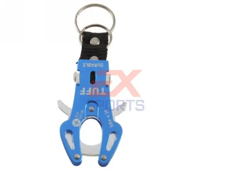 Tiger Head Carabiner Hiking Camp Spring Clip Lock Hook Buckle Keychain Keyring  (5)