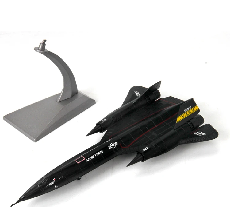 1:144 SR-71 Blackbird рекогносцировочный самолет литая модель игрушка боец для коллекции подарков