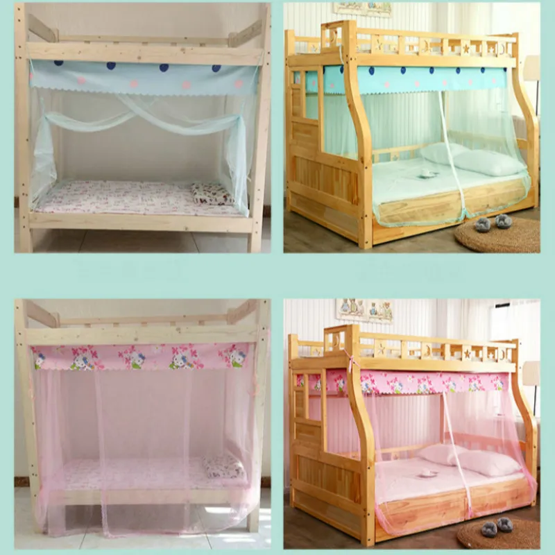 Москитная сетка для детей, трапециевидная двухъярусная кровать, дворцовая москитная сетка, простая москитная сетка