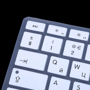 

EU/US Version Russian Keyboard Silicone Skin Cover For Apple Macbook Air Pro 13 15