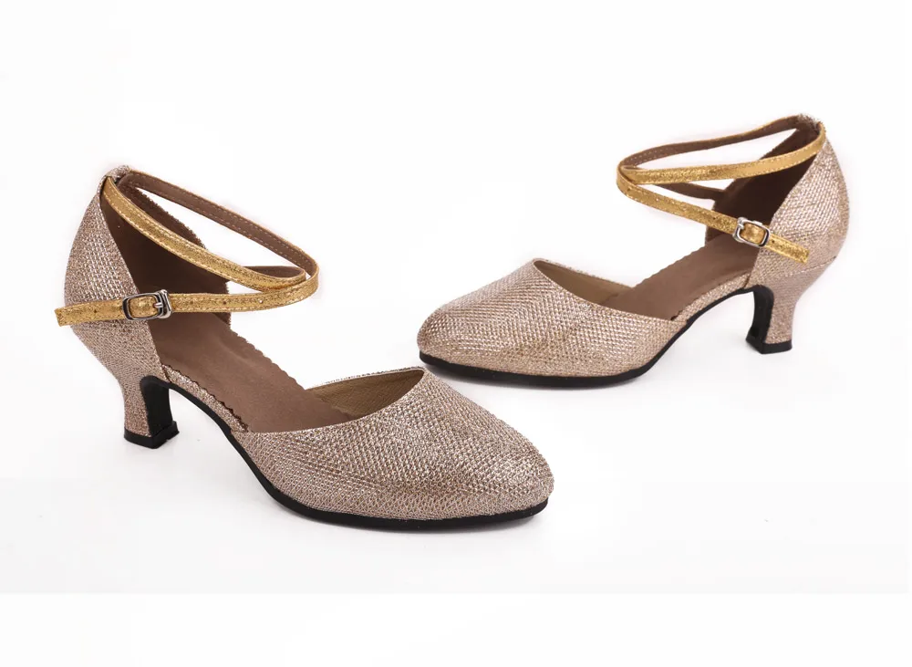 Новое качественное блестящее Для женщин Туфли для латинских танцев сальса танго современный мягкая подошва танцевальные туфли для