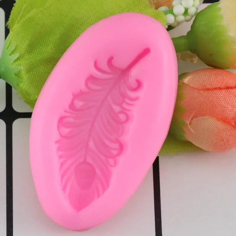 Муцзян DIY перо силиконовая форма для рукоделия в форме торта Sugarcraft Инструменты