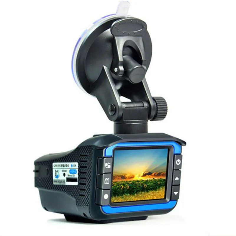 

Original VGR Russian version 2.4" Car dvr 3 in1 Radar detector 150 degreen lens dvr video Camera gps Logger Dash Cam
