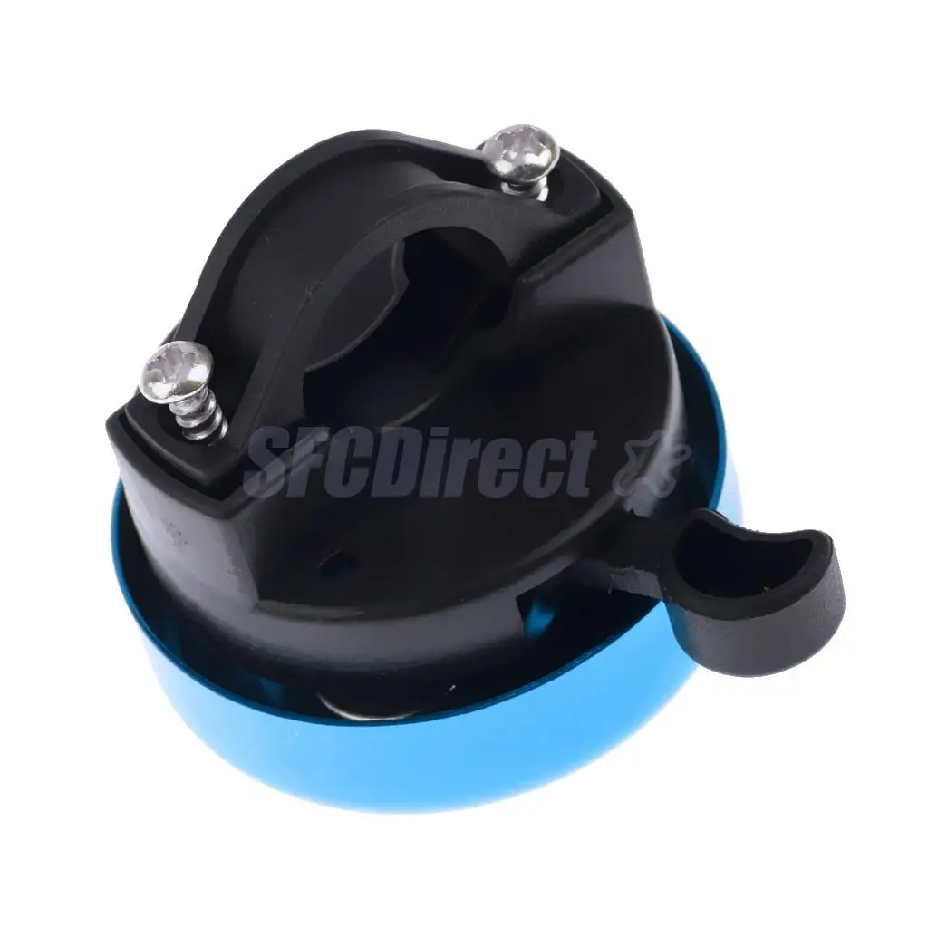 Bicycle Bike Trike Kids Girls Handlebar Sparkle Retro Streamers Tassels + Bicycle Ring Bell Alarm Horn Blue