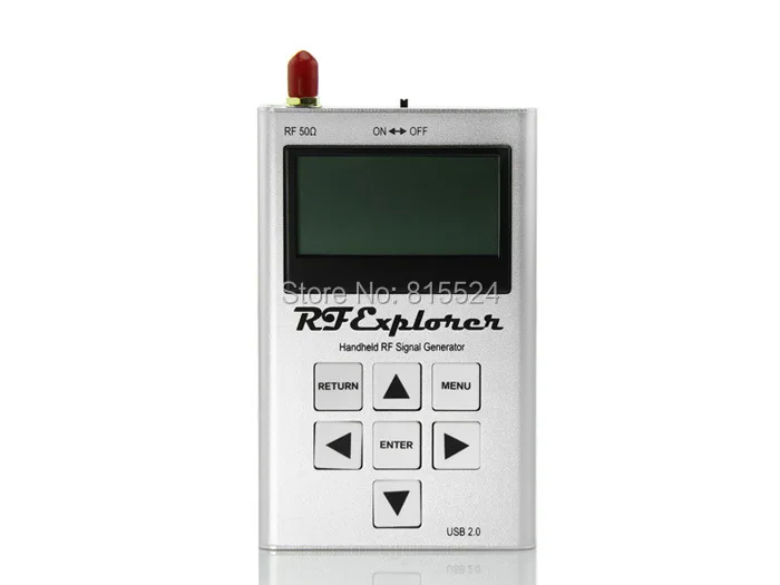 Rf Explorer генератор сигналов(RFE6GEN) для анализатор спектра rf Explorer производственная линия с резиновые, фиолетового цвета чехол