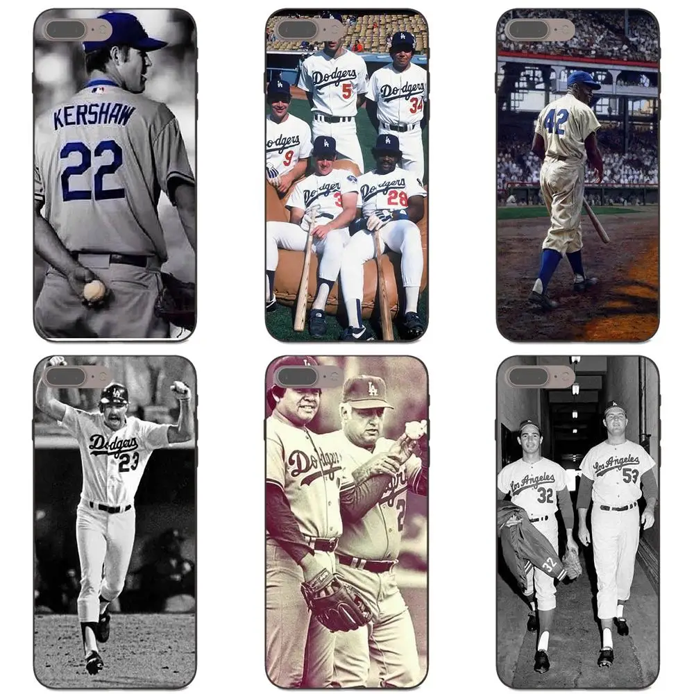 

For Galaxy C5 C7 J1 J2 J3 J330 J5 J6 J7 J730 2017 Ace Core Duo Max Mini Plus Prime Pro TPU Cases Fundas La Dodgers Cool Baseball