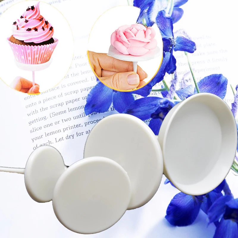 

4Pcs/set Cake Stands Holders Nail Shaped Cupcake Cake Accessories for Confectionery Dessert Decorating Tools Kitchenaid