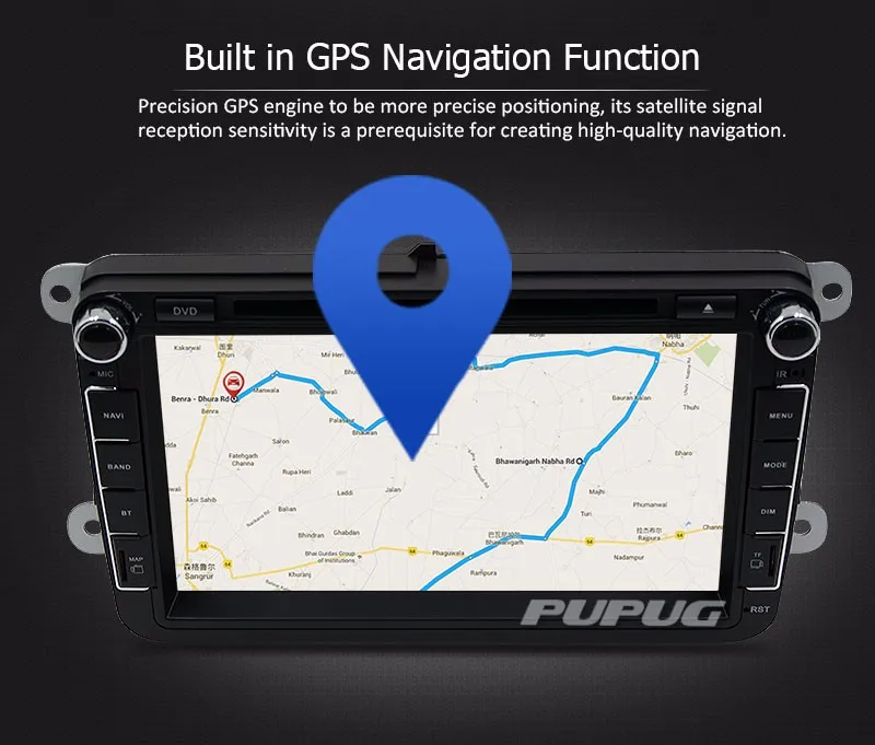 Discount 8"Touch Screen VW Car DVD GPS Player Bluetooth Radio RDS USB IPOD SD Steering wheel control Free Camera For 8