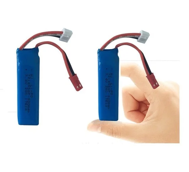 A202 A212 A222 A232 A242 A252 1/24 2 4G RC автомобиль грузовик 7 4 v 500 mah литий полимерный аккумулятор