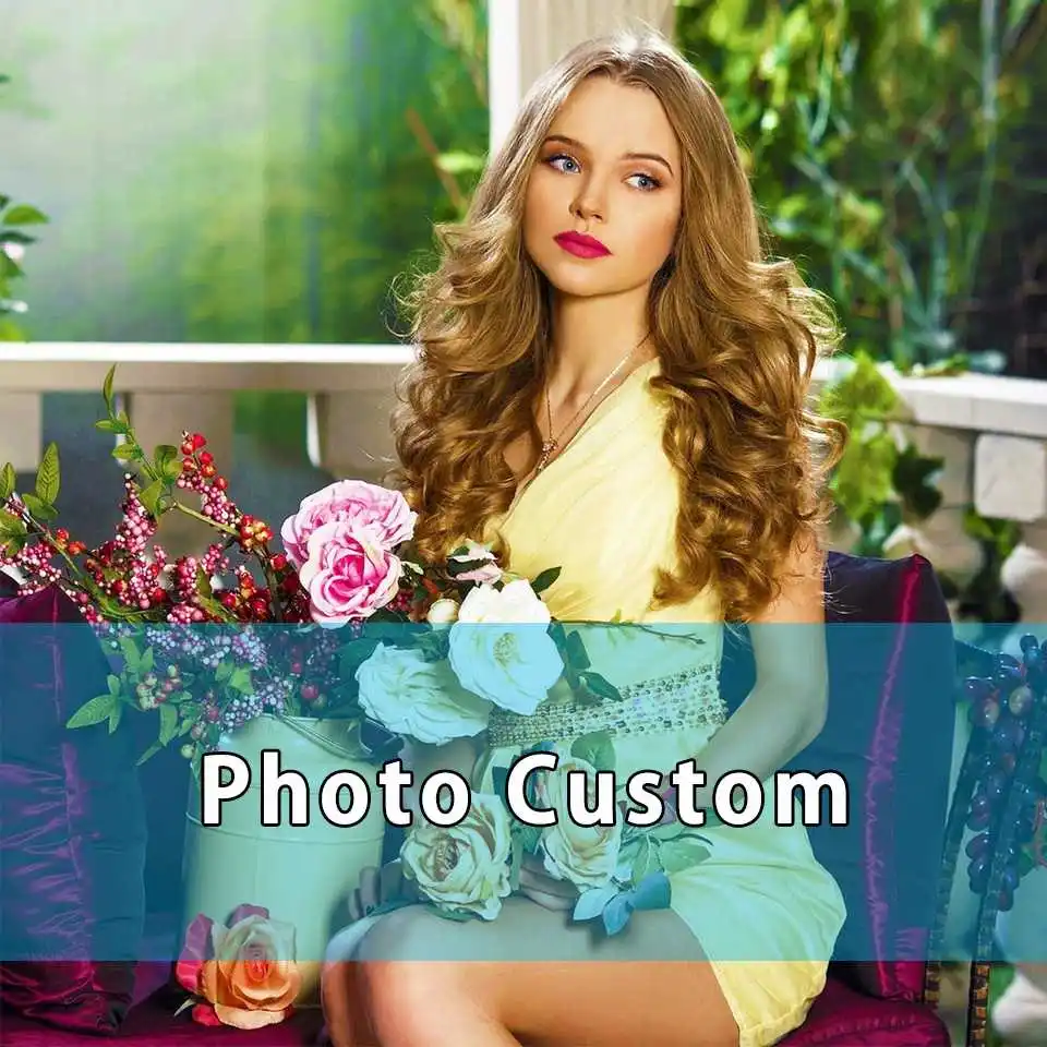 

AZQSD Photo Custom Diamond Painting Cross Stitch Full Square Rhinestones Pictures Diamond Mosaic Diamond Embroidery Full Display