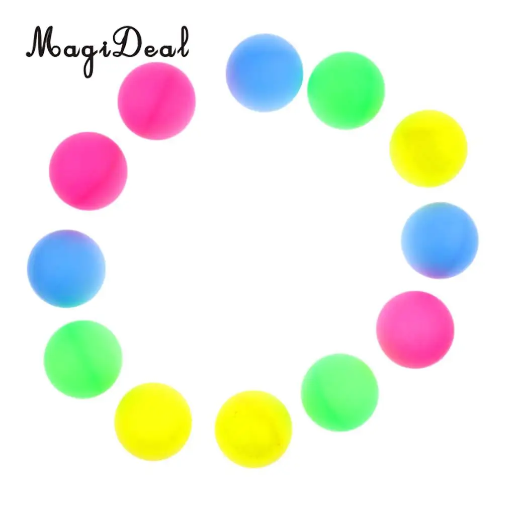 MagiDeal 12 Pieces Multi-functional Colorful Beer Balls Table Tennis Decoration Balls Entertainment Party Toy Raffle Balls 