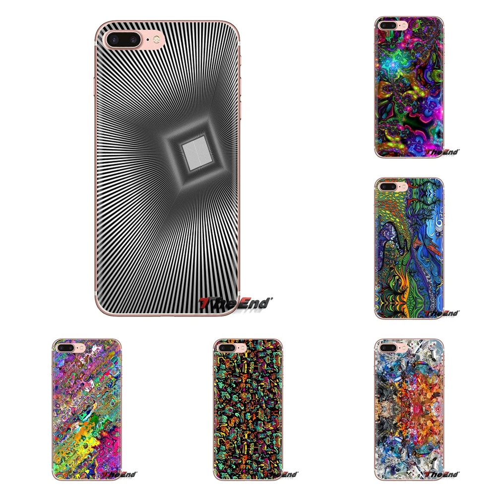 Phone Cover For Huawei G7 G8 P7 P8 P9 P10 P20 P30 Lite Mini Pro P Smart Plus 2017 2018 2019 Psychedelic HD Wallpapers nature art |