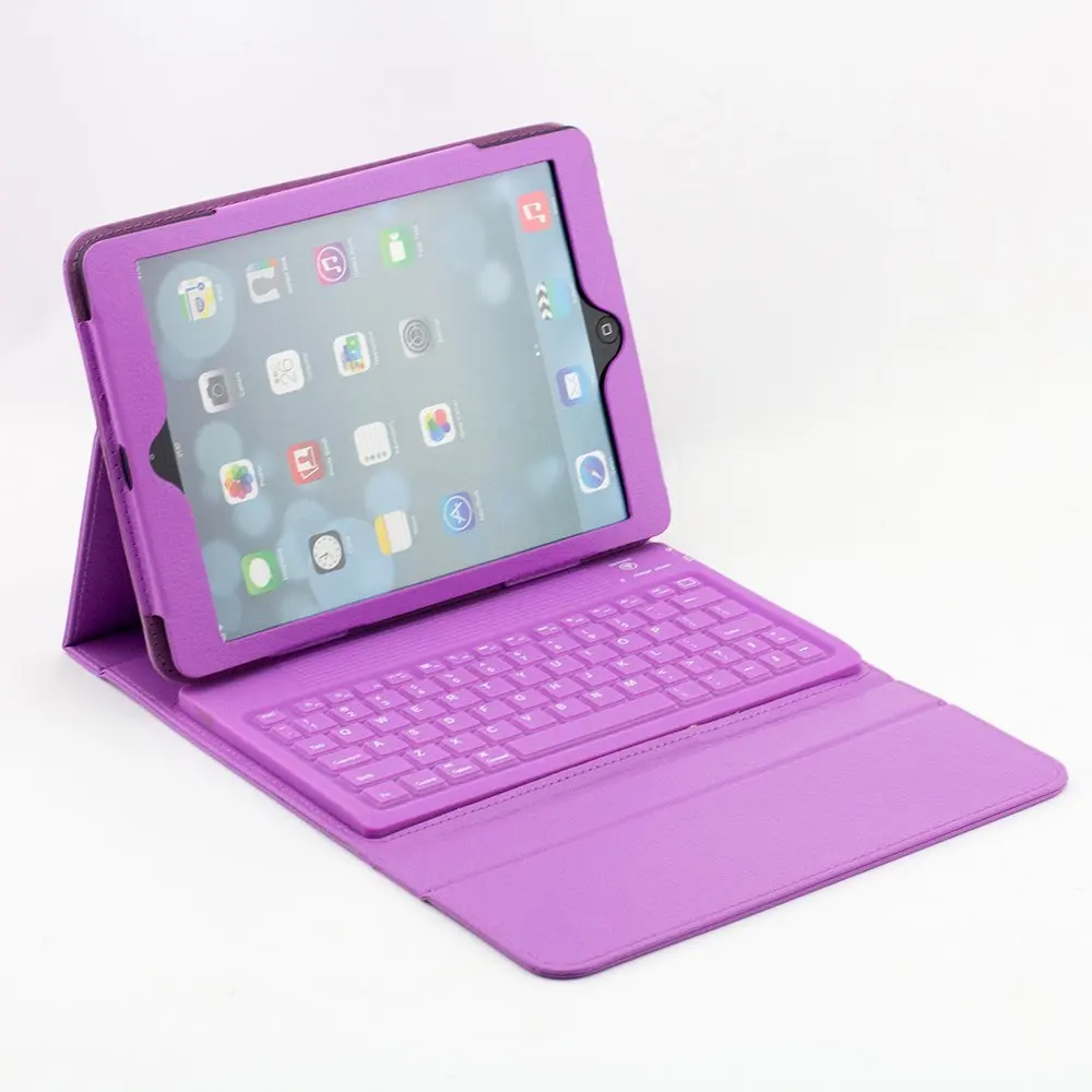 

Silicone Leather Bluetooth Wireless Keyboard Case For ipad air air2 pro 9.7 2017 2018 9.7 Holder Stand Smart Cove+gifts