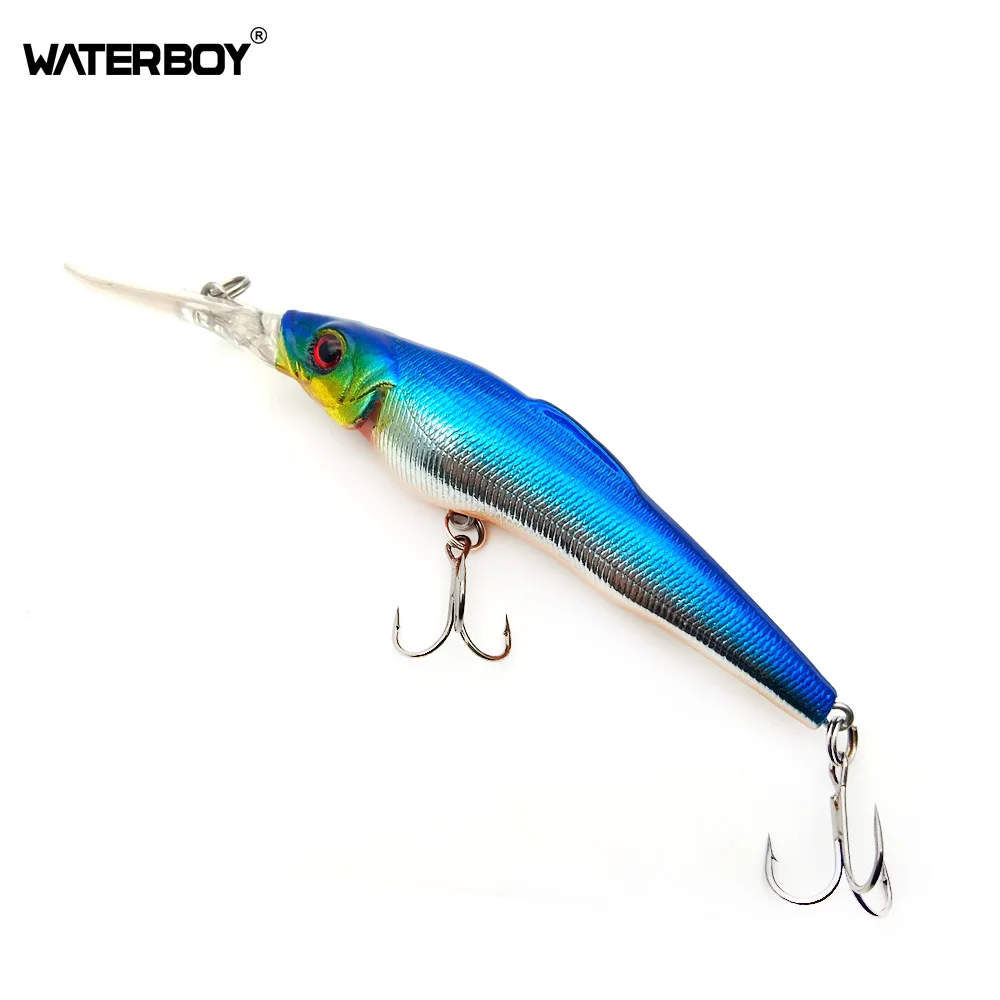 WATERBOY labio largo 3D Gill grasa de vientre diseño realista Minnow Señuelos de Pesca 9 cm 12g profundo Wobbler piscina Artificial pesca cebo WATERBOY labio largo 3D Gill grasa de vientre diseño realista Minnow Señuelos de Pesca 9 cm 12g profundo Wobbler piscina Artificial pesca cebo
