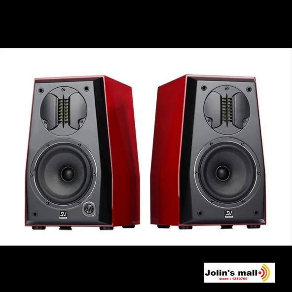 

SV audio V500 2.0 Desktop Active Coaxial Bookshelf Speaker willow wood audio HIFI system 160W AC220V 2pcs/lot
