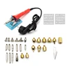 32 pcs Fer À Souder Sculpture Pyrogravure Outil De Travail Du Bois Brûlant Chauffage Au Bois Stylo Pointes De Soudage Outil Pour BRICOLAGE Passe-Temps 220 v 30 w ► Photo 1/6